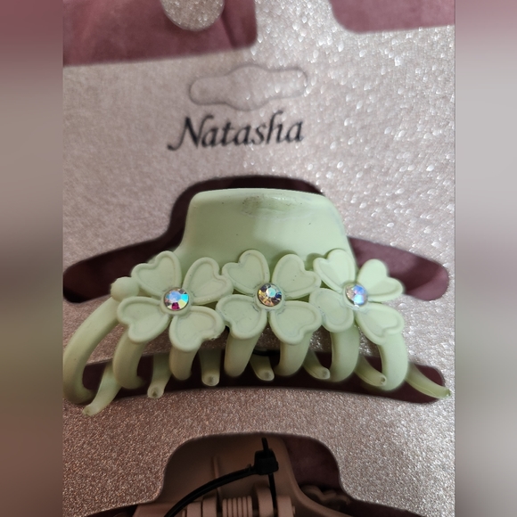 Trio Hair Clips Rubberized - Picture 2 of 4